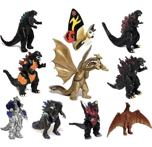 10 Pcs/set Godzilla Toys Figuras De Acción 2019