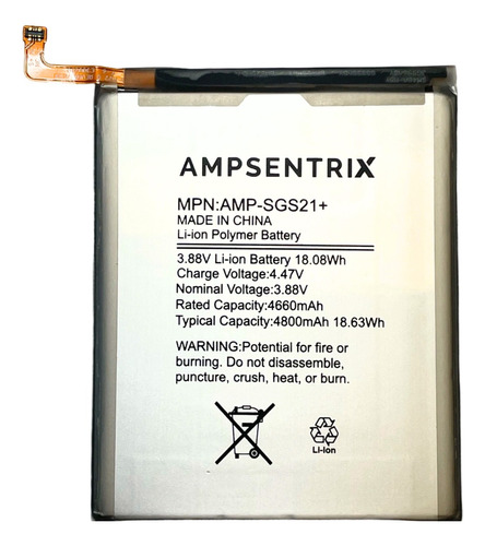 Bateria Ampsentrix Premium Compatible Samsung S21 Plus G996