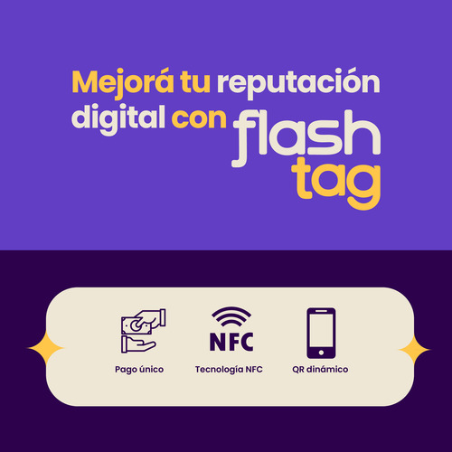 Flash Tag Cartel Reseñas Para Google - Aumentá Tu Reputación