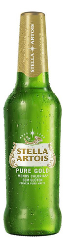 Cerveja Puro Malte Pure Gold Stella Artois 330ml 6 Uni