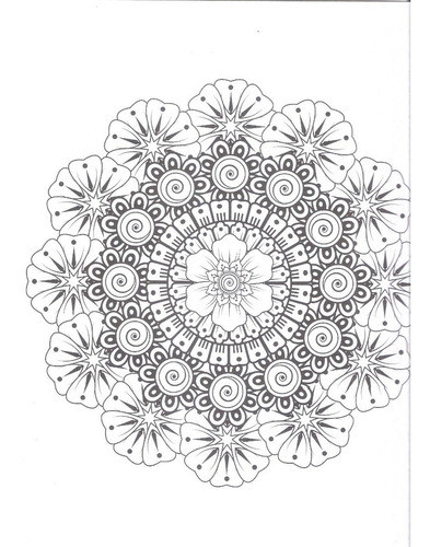 Imagen 8 de 10 de Libro Mandalas Para Iluminar Colorear Paquete Varios Terapia