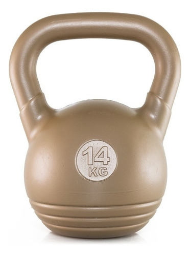 Pesas Rusas 14 Kg Pvc Kettlebell Pesa Rusa Cross Color Dorado