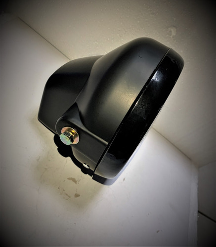 Imagen 4 de 5 de Faro Moto Redondo Con Base Metal Para Moto Speed200