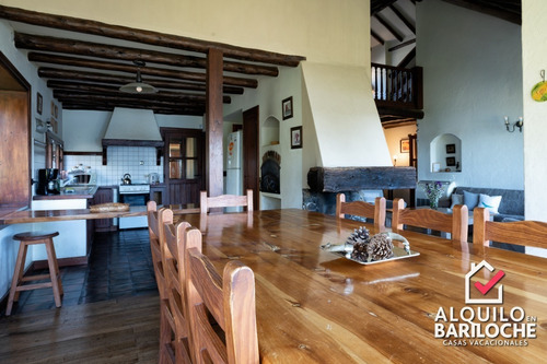 Imagen 6 de 15 de Alquiler Casa En Bariloche Con Costa De Lago Nahuel Huapi. 8 Pax. Km12. 392.