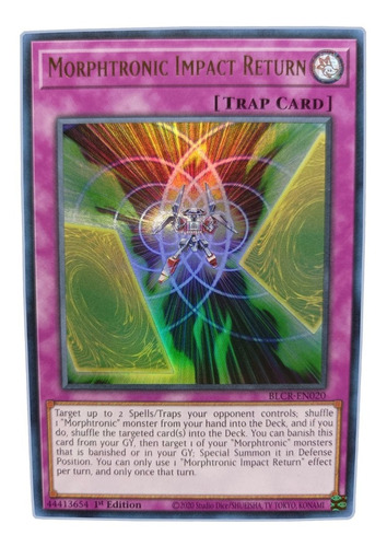 Yugi-oh! Morphtronic Impact Return Blcr-en020 Ultra