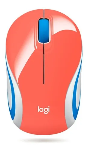 comprar Mouse Pequeño Para Niños Logitech M187 Inalambrico - Coral Color Coral