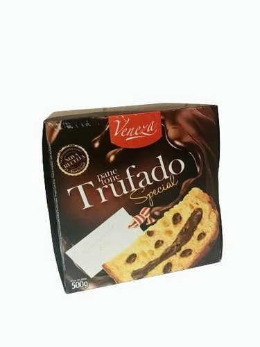 Imagem 1 de 2 de Panetone Chocolate Trufado Special Veneza 500g