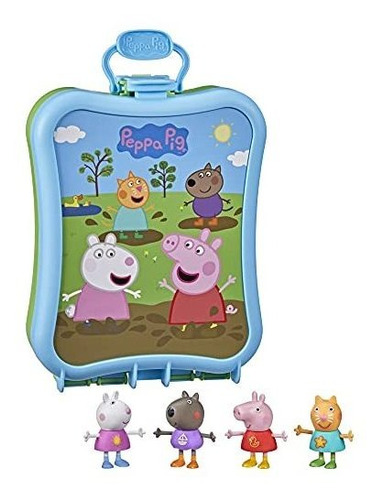 Peppa Pig Toys Peppa's Carry-along Friends Toy Set, 4 Pgp2 S