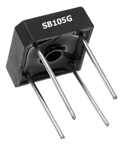 02 Unidades De Puente Rectificador Sb105g (10a - 600v)