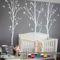 Comprar Vinilos Decorativos Arbol Con Pajaros Ramas Stickers 2