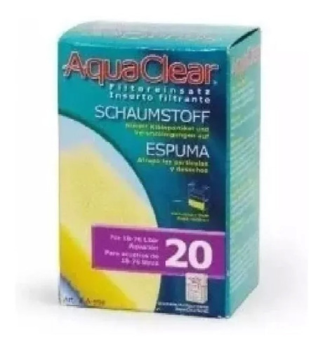 Refil De Espuma Para Filtro Aquaclear 20