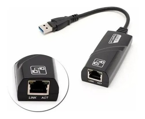 Adaptador Usb 3.0 X Rj45 Ethernet Gigabit 10/100/1000