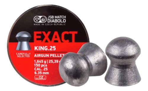 Exact King Diabolo Jsb Cal. 25 (150 Pellets) 25.4gr Xchws P