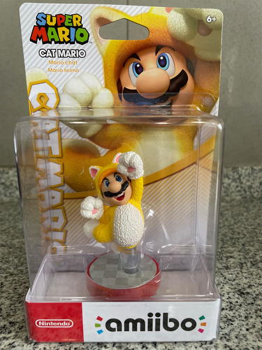Cat Mario Felino - Amiibo - Linea Super Mario - Edición 2024