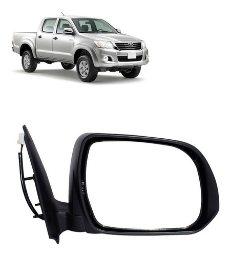 Espejo Derecho Elect Para Toyota Hilux 3.0 2012 2015 1kd