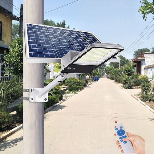 Luz Calle Solar Comercial Estacionamiento Control Remoto W