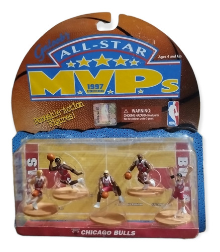 Mini Figuras Nba Chicago Bulls All-star Mvps 1997