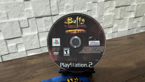 Buffy The Vampire Slayer Com Manual/pôster/ Para Ps2