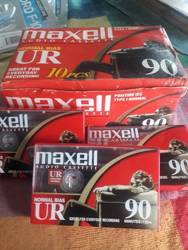 09 Cintas Cassette Maxell Selladas