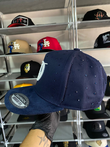 Gorra Los Angeles Waycap Malla Semi Curva Azul Marino Ajustable