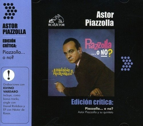 Astor Piazzolla O No? Cd Edicion Critica Nuevo