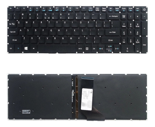 Us Version Keyboard With Backlight For Acer Aspire E5-532