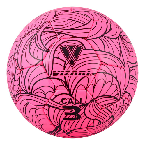 Vizari Balón De Fútbol Sport Usa Cali Tamaño 4 Color Rosa/negro