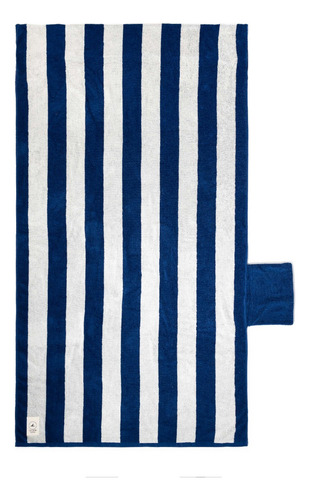 Toalla De Playa Individual Lineas Azul Reposera Dryhood