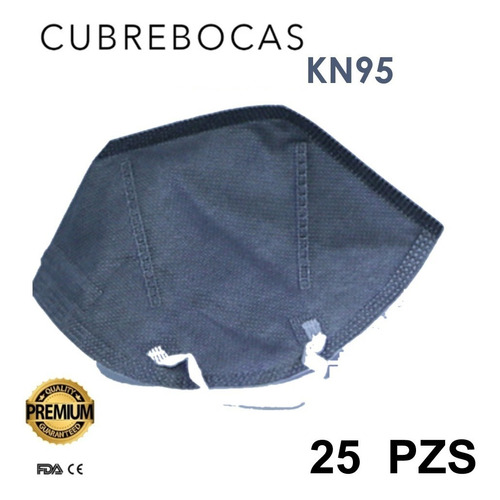 Cubrebocas Kn95 Tapabocas 25 Piezas Reutilizables 5 Capas