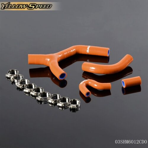 Dark Orange Silicone Radiator Hose Kit Fit For Ktm 450ex Ccb