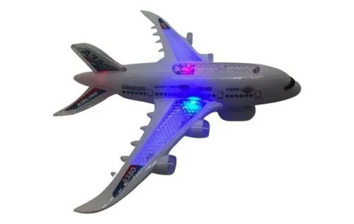 Transporte Avión Juguete Luces Sonido Movimiento Niños Bebe