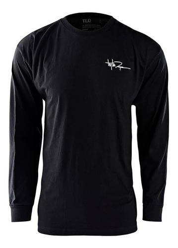 Playera Troy Lee Designs No Artificial Colors Ls Tee Black