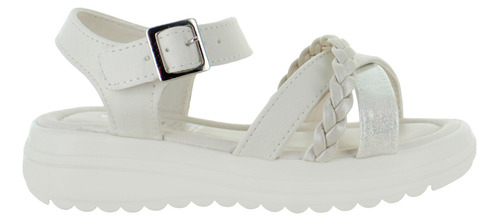 Yuyin Sandalia Huarache Moda Vestir Casual Blanco Niña 84527