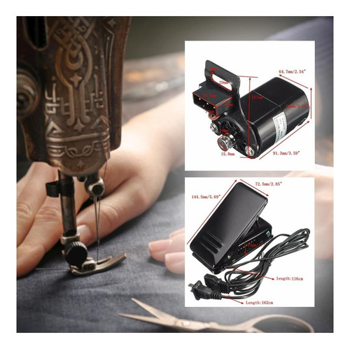 Wsdmavis 1 Ppcs Motor De Coser 220v 180w Kit Con Pedal Para