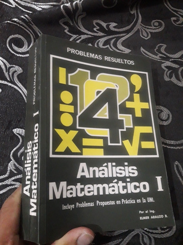 Libro Analisis Matematico Tomo 1 Problemas Elmer Arauzo