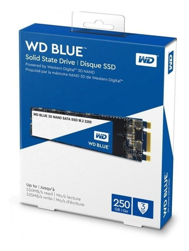 Disco Solido Ssd Wd 250gb Blue M.2 Western Digital M2