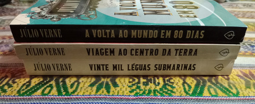 Libros Julio Verne En Portugues Lote (Usado)