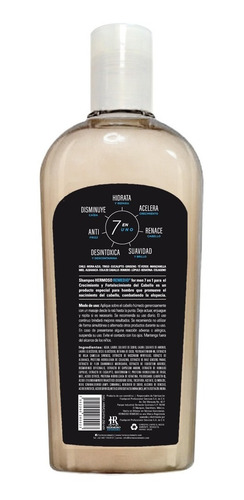 Imagen 8 de 8 de 3 Shampoo Anticaida Crecimiento Caspa Reparador Hombre 7en1