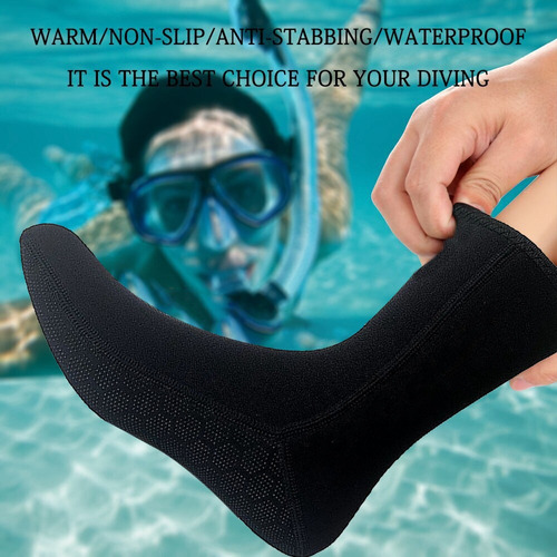1 Par De Calcetines De Buceo De 5 Mm, De Neopreno, Playa, Su