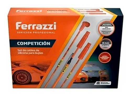 Cables De Bujia Ferrazzi Competicion 9mm Fiat Uno Duna 147