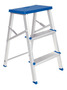 Primera imagen para búsqueda de escalera reforzada aluminio plegable