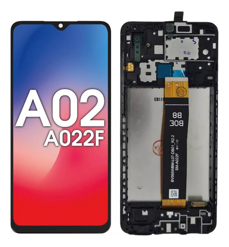 Modulo Pantalla Para Samsung A02 A022 Con Marco Calidad Oled