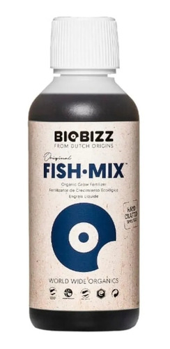 Imagen 1 de 10 de Biobizz Fish Mix Fertilizante Orgánico 500 Cc 