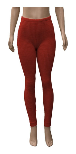 Imagem 3 de 9 de Kit 7 Calça Fusô Canelada Frio Lã Tricô Feminina Masculino