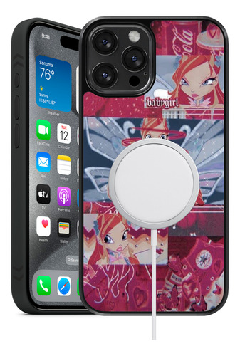 Funda Compatible Mag-safe Para iPhone Wiinx Club,