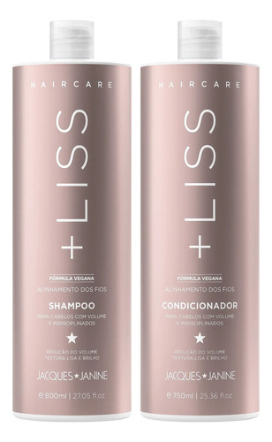 Shampoo + Condicionador Jacques Janine Hair Care + Liss