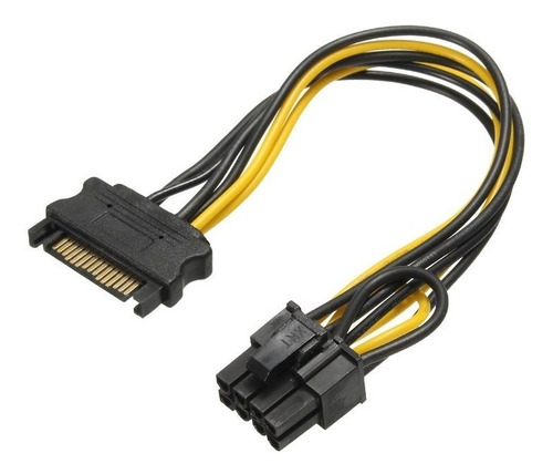 Cable Adaptador Molex Sata - Pci-e 6 U 8 Pines 