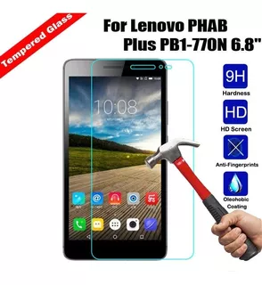 Película Vidro Temp 9h Lenovo Phab Plus Pb1 770n / Pb1 750n