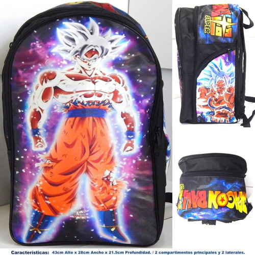 Dragon Ball Mochila Backpack Goku Doctrina Egoista Last Fase | Meses sin  intereses