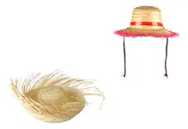 Comprar Kit 2 Chapeus Palha Caipira Festa Junina Feminino Masculino